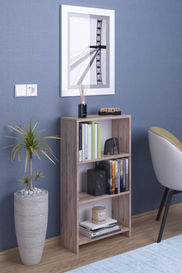 Gubimo Abete-3 Raflı Kitaplık/Atlantik Çam