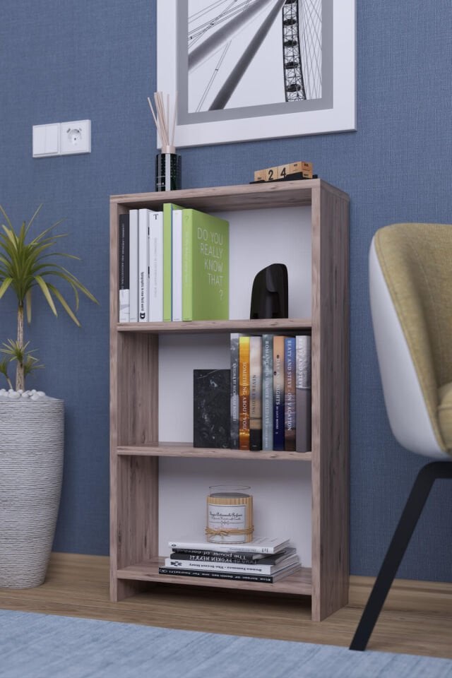 Gubimo Abete-3 Raflı Kitaplık/Atlantik Çam