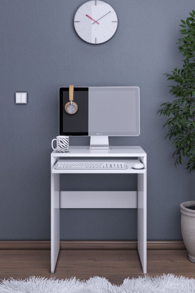 Gubimo Abete-Çalışma Masası ,Bilgisayar Masası/Beyaz