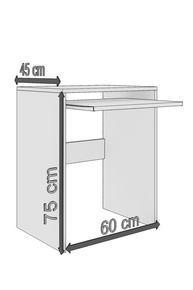 Gubimo Abete-Çalışma Masası, Bilgisayar Masası/Atlantik çam