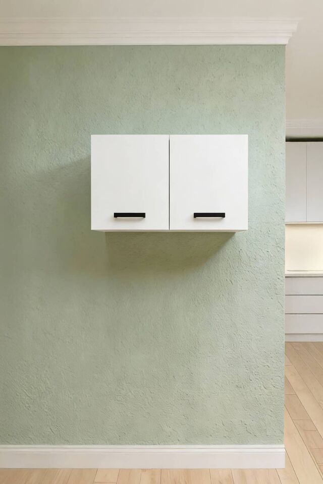 Gubimo126-2 Kapajklı Gardırop Üst Modül,Çok Amaçlı Dolap/Beyaz