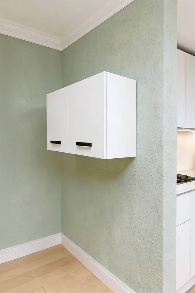 Gubimo126-2 Kapajklı Gardırop Üst Modül,Çok Amaçlı Dolap/Beyaz